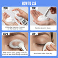 STACY LASH Eyelash Extension Shampoo + Brush / 1.69 fl.oz / 50ml / Korean Makeup Remover/Eyelid Foaming Cleanser/Wash for Extensions & Natural Lashes/Supplies for Professional & Home Use