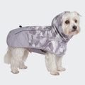 Spark Paws Dog Raincoat, Waterproof Windproof Rain Jacket, for Small Medium Large Extra Large Dogs, Reflective Breathable Full-Body Coverage Dry Suit - Neon White Navy Blue, 2XL
