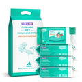 HICC PET Wipes for Dogs & Cats, Cleaning Deodorizing External Anal Area Wipes, Hydrating & Nourish Fur Dog Grooming Wipes for Paw, Butt, Body
