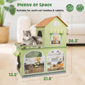 Cardboard Cat Houses for Indoor Cats Kitten Scratcher Houses Cafe Themed