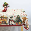 Fall Thanksgiving Tablecloth Waterproof Pumpkin Table Cloths for Autumn Harvest Indoor Outdoor Dining Room Decor-60 * 84" Oval