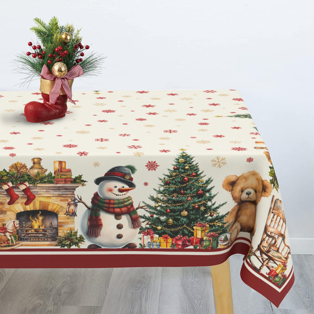 Fall Thanksgiving Tablecloth Waterproof Pumpkin Table Cloths for Autumn Harvest Indoor Outdoor Dining Room Decor-60 * 84" Oval