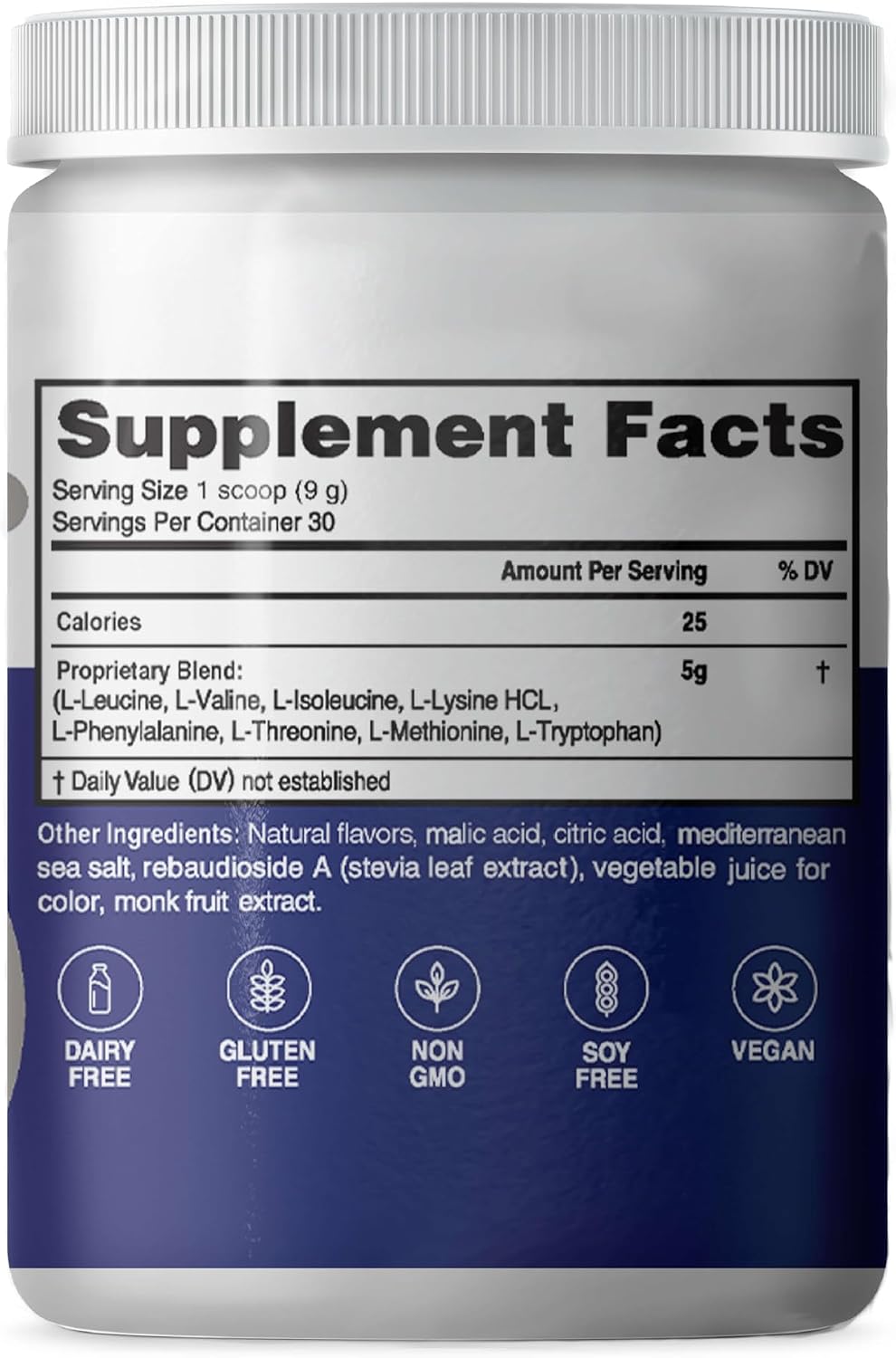 Advanced Bionutritionals – Advanced Amino Powder, Amino Acid Supplement, Build Muscle, Post Workout Recovery, Energy,Non-GMO, Gluten Free, Dairy Free, Vegan (30 Servings)