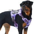 Auroth Tactical Dog Harness for Large Dogs No Pull Adjustable Pet Harness Reflective K9 Working Training Easy Control Pet Vest Military Service Dog Harnesses Army Yellow L