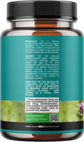 Liver Cleanse Detox & Repair - Milk Thistle Supplement for Digestion & Immunity Support - Ginger Root, Choline & Dandelion Root - Herbal Liver Support with Silymarin, Beetroot & Artichoke - 70 Count