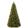 Hykolity 7 ft Prelit Snow Flocked Christmas Tree with 300 Warm White LEDs