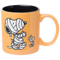 Silver Buffalo Peanuts Snoopy Fall Leaf, Wide Rim Ceramic Mug, 16oz