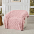 Rust Throw Blanket - Soft & Fluffy Fleece, Cute & Aesthetic, Perfect for Sofa, Couch, Chair, Bed, Living Room & Bedroom, All-Season Use, Plush & Cozy Decorative Blanket