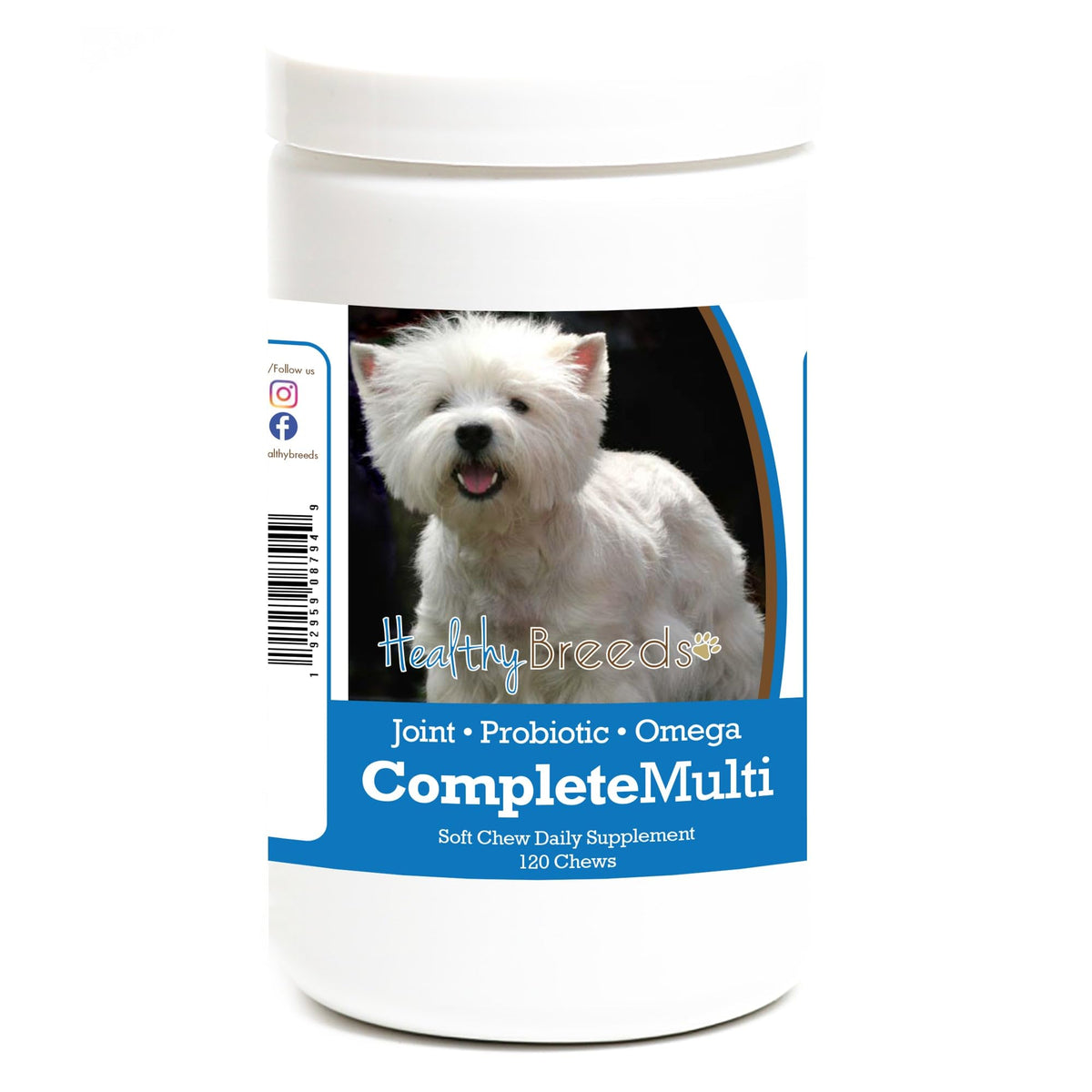 Healthy Breeds French Bulldog All in One Multivitamin Soft Chew 120 Count