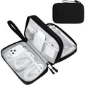 FYY Electronic Organizer, Travel Tech Pouch Bag, Cable Organizer Black