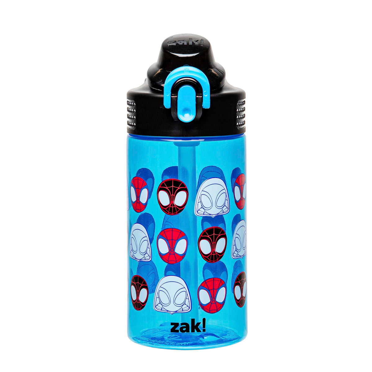 Zak Designs Sanrio Hello Kitty Sage 16oz Leak-Proof Straw Kids Water Bottle | BPA Free, Durable Plastic, Cupholder Friendly, Dishwasher Safe, Easy to Clean, Lid Lock, Handle, For School, Home, Travel