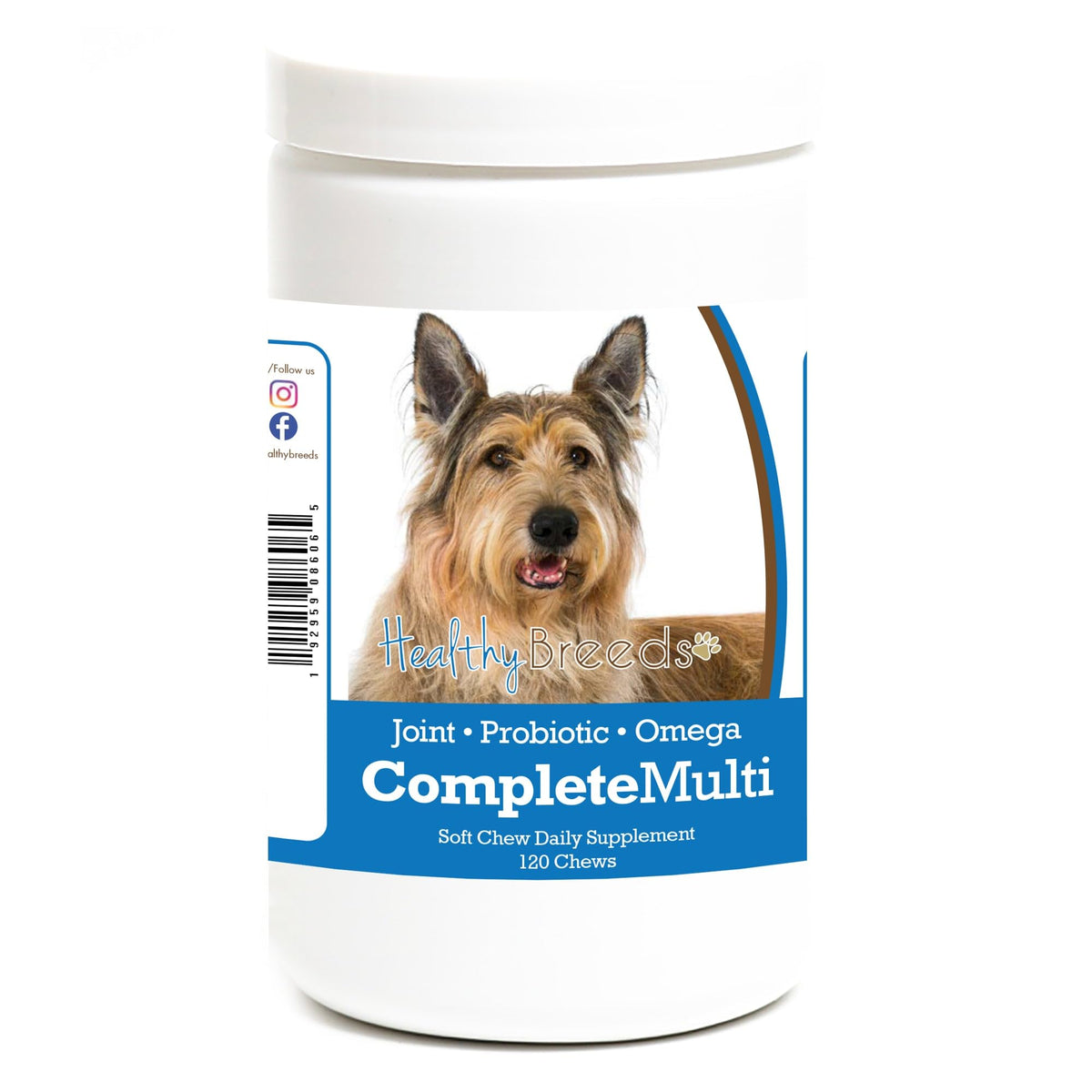 Healthy Breeds French Bulldog All in One Multivitamin Soft Chew 120 Count