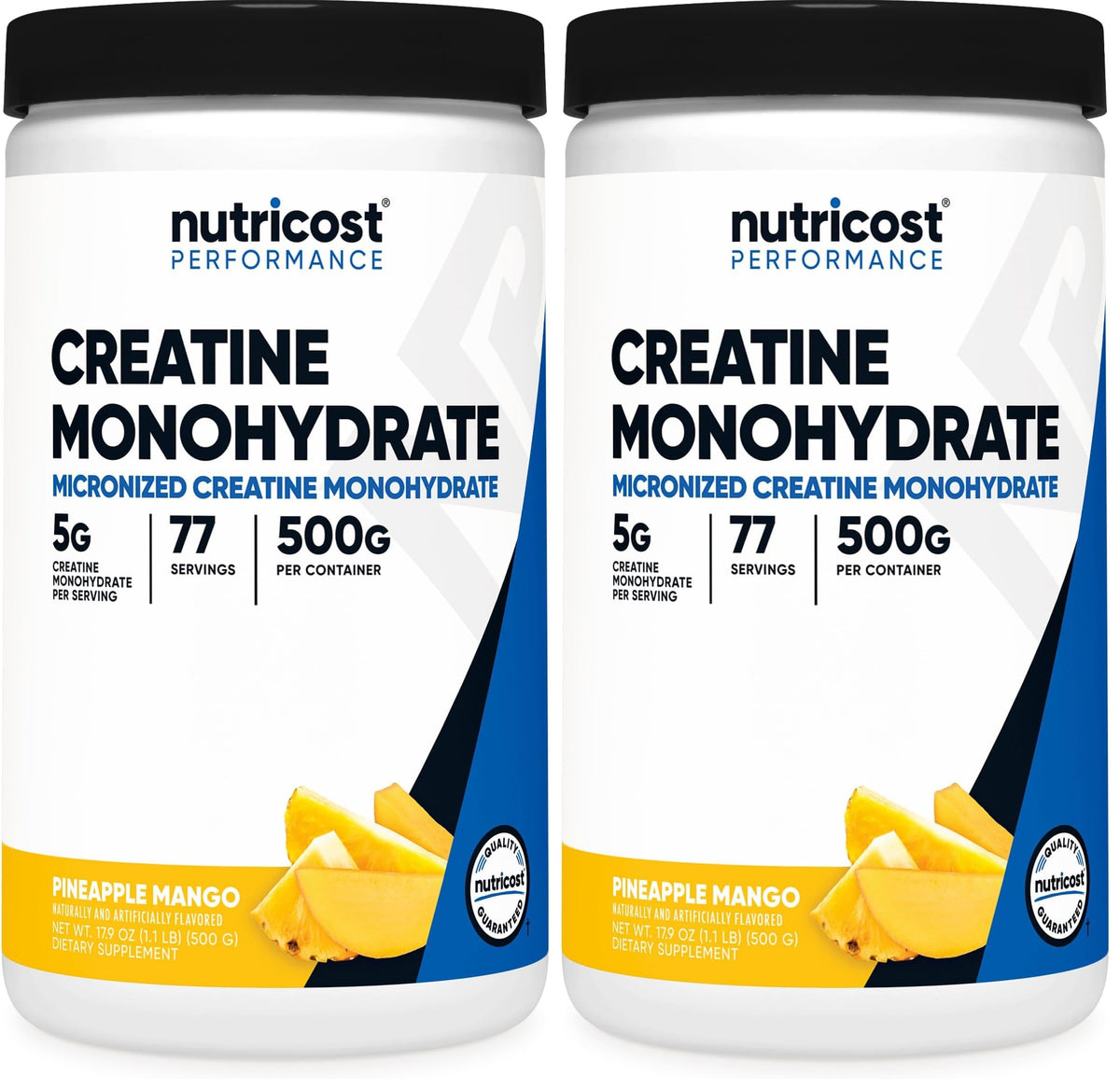 Nutricost Creatine Monohydrate Micronized Powder 500G, 5000mg Per Serv (5g) - 100 Servings, 17.9 Oz