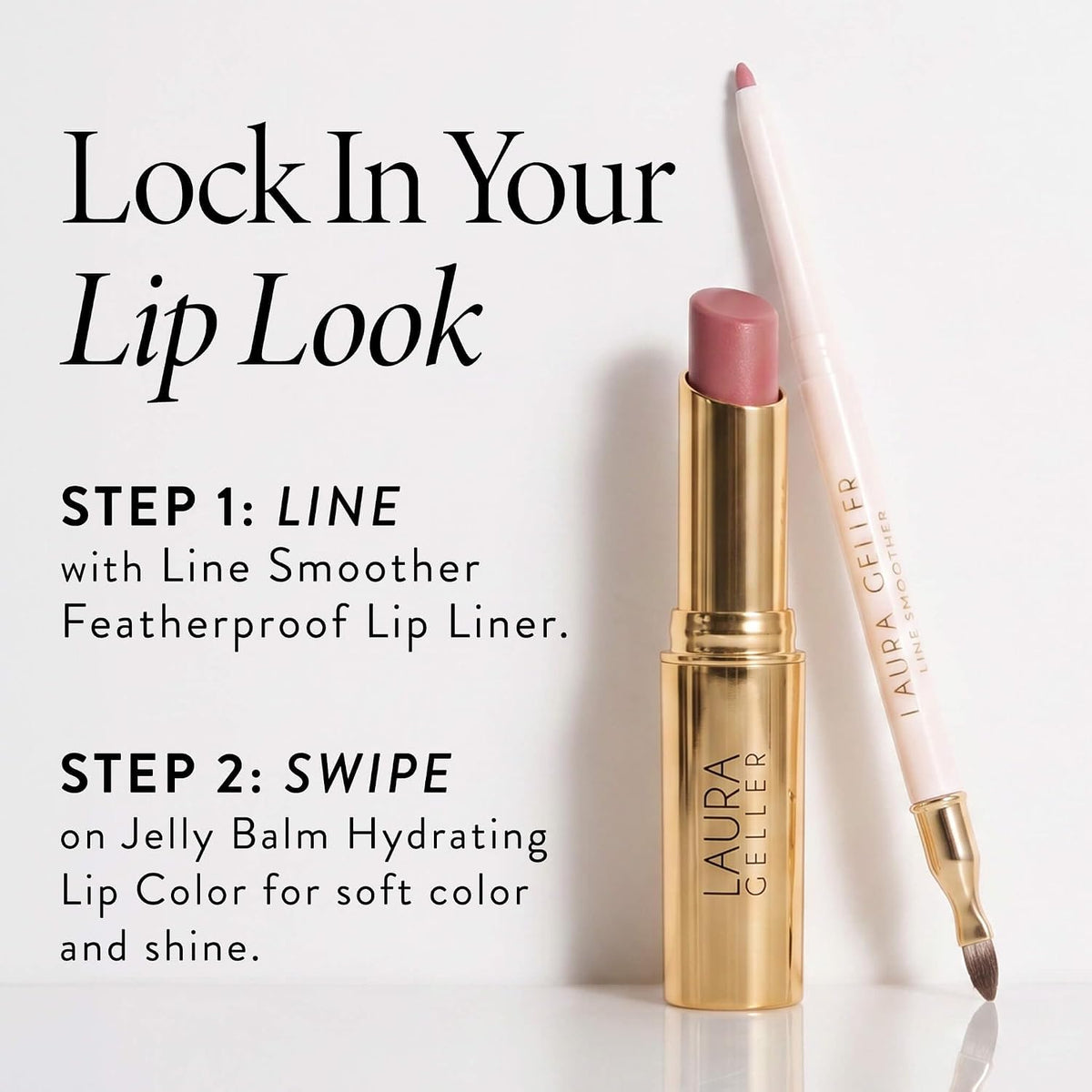 LAURA GELLER NEW YORK Jelly Balm Tinted Lip Balm – Just Peachy – Hydrating Lip Color with Shine Finish – Squalane & Vitamin E – Buildable Sheer to Medium Coverage – Vegan & Cruelty-Free