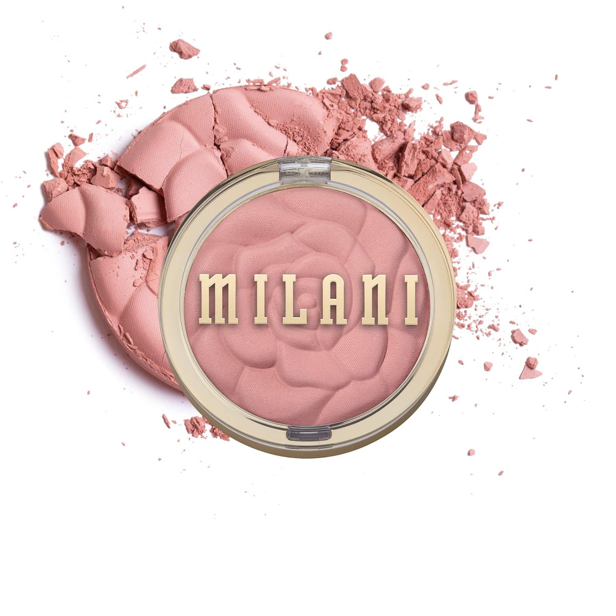Milani Rose Blush, Powder Blush for Cheeks - Natural Matte - Romantic Rose | Soft, Seamless-Blend Powder Blush With Buildable Color And A Natural Matte Finish. Shape, Contour & Highlight. Made In Italy