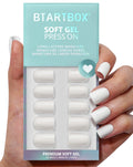 BTArtbox Press On Nails Square - Solid Pink Short Press On Nails with Glue for Women, Opaque Soft Gel Glue On Nails in 16 Sizes - 32 Stick On Nails Kit, Yoga