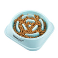 2 Pack Slow Feeder Dog Bowls for Healthy Eating, Non-Slip and Anti-Choking Design, Reduces Bloating & Overeating for Medium Dogs and Cats, Easy to Clean