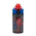 Zak Designs Sanrio Hello Kitty Sage 16oz Leak-Proof Straw Kids Water Bottle | BPA Free, Durable Plastic, Cupholder Friendly, Dishwasher Safe, Easy to Clean, Lid Lock, Handle, For School, Home, Travel