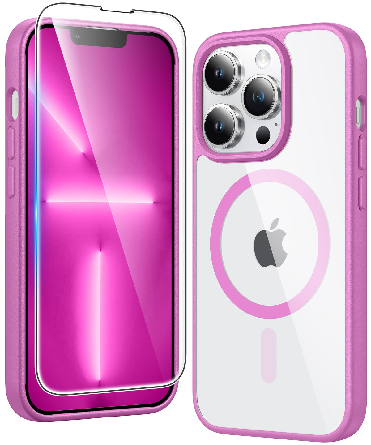 FNTCASE for iPhone 18 Pro Max Case / 17 Pro Max Clear Case Fit for Magsafe