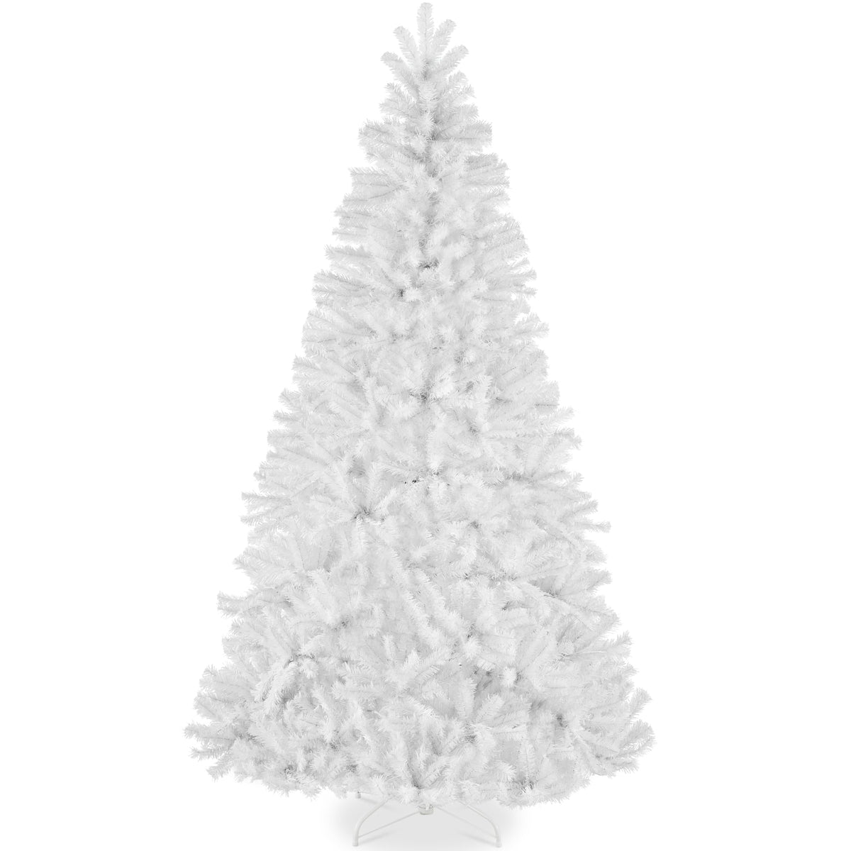 Best Choice Products Artificial Christmas Tree, 12ft Premium Unlit Realistic Spruce Holiday Décor w/Dense Branches, Easy Assembly, Metal Base - Green Spruce