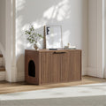 Evermagin 31.5" Cat Litter Box Enclosure Furniture