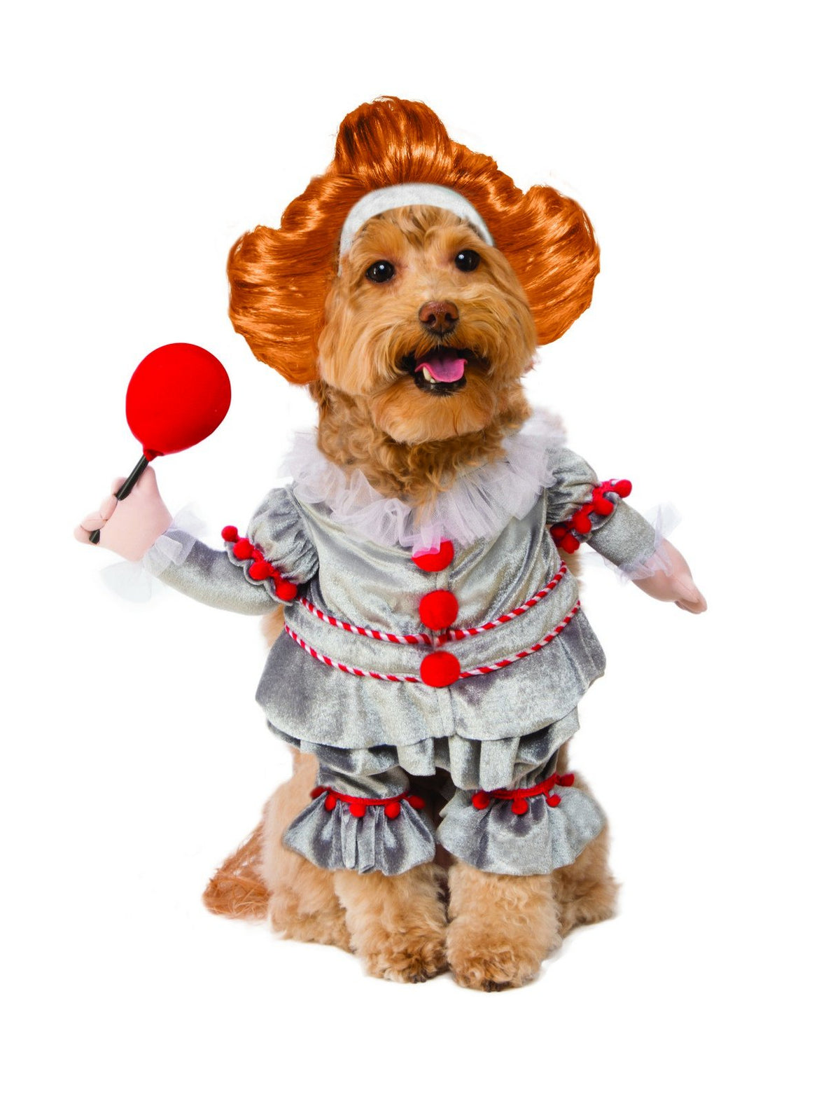 Rubies IT Movie: Pennywise Pet Costume for for Dogs or Cats, XL