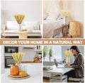 Sukh 100 Stems Dried Wheat Stalks - Boho Fall Decor for Home & Wedding