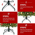 SOMITO Folding Metal Christmas Tree Stand for 3 ft to 6 ft Artificial Trees