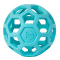 JW Pet Hol-ee Roller Dog Toy Puzzle Ball, Natural Rubber, Large (5.5 Inch Diameter), Colors May Vary
