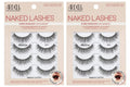 Ardell Naked Strip Lashes 421 Natural Looking False Eyelashes, 4 Pairs | Seamless Blend with Invisiband for Long-Lasting Lightweight Wispy Texture Adds Subtle Volume, Synthetic Hair, Cruelty Free