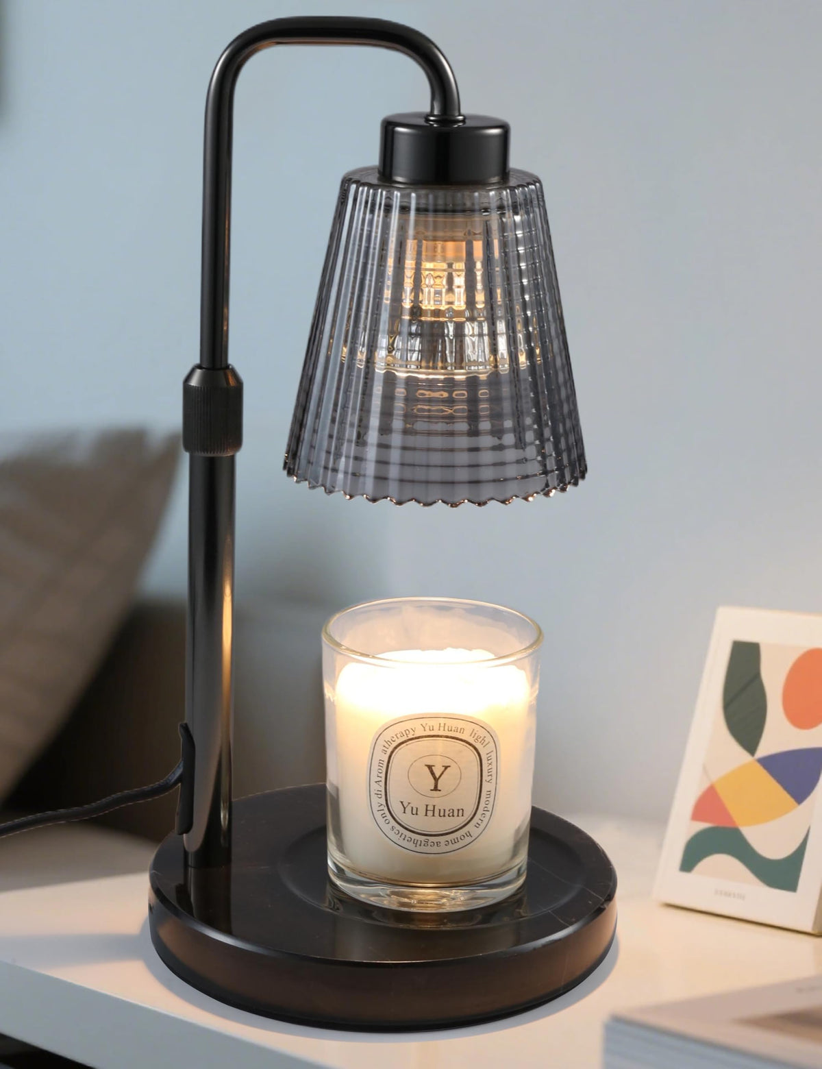 GODONLIF Candle Warmer Lamp with Timer, Birthday Gifts for Women Home Decor | 24h Cycle Timer Dimmable Wax Melt Warmer with 2 Bulbs, Fall Decor for Home Living Room Halloween Decorations Gifts for Mom