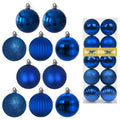 White 4.0" Large Christmas Balls - Christmas Tree Decoration Ornaments Shatterproof Hanging Balls for Birthday Halloween Holiday Wedding Decorations Set of 4pcs