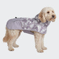 Spark Paws Dog Raincoat, Waterproof Windproof Rain Jacket, for Small Medium Large Extra Large Dogs, Reflective Breathable Full-Body Coverage Dry Suit - Neon White Navy Blue, 2XL