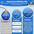 Happypaw 3.0 2026 Upgrade 18'' Herding Ball for Dogs – Enhanced Chew Resistance & Heavy-Duty Material, Dog Toy Agility Equipment for Australian Shepherds,Collies, Includes 5 Repair Patches