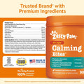 Zesty Paws Calming Chews for Dogs Composure & Relaxation for Everyday Stress & Separation Peanut Butter 90 Count