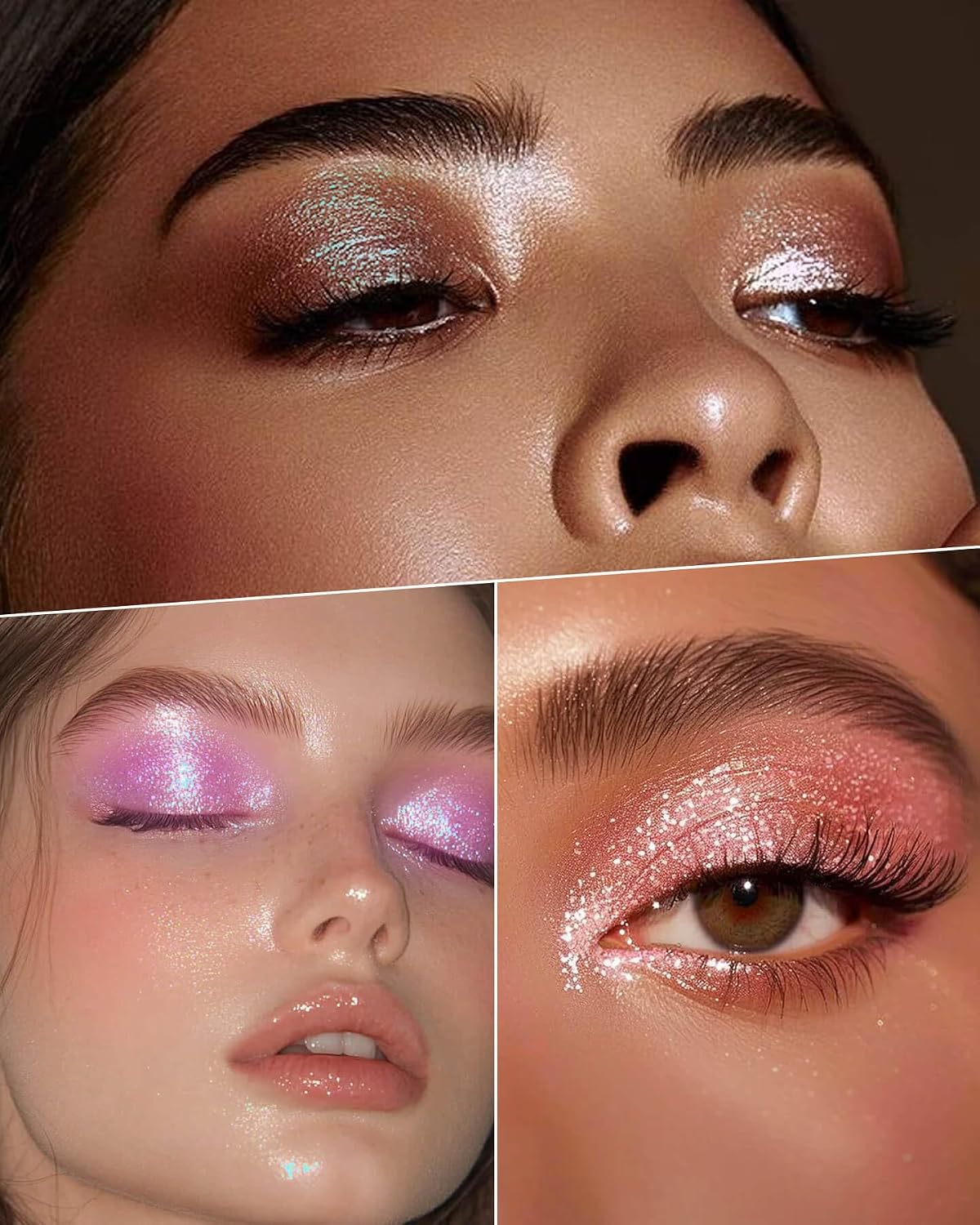 Chameleon Duochrome Eyeshadow, Mauve Taupe with Blue-Green Shift