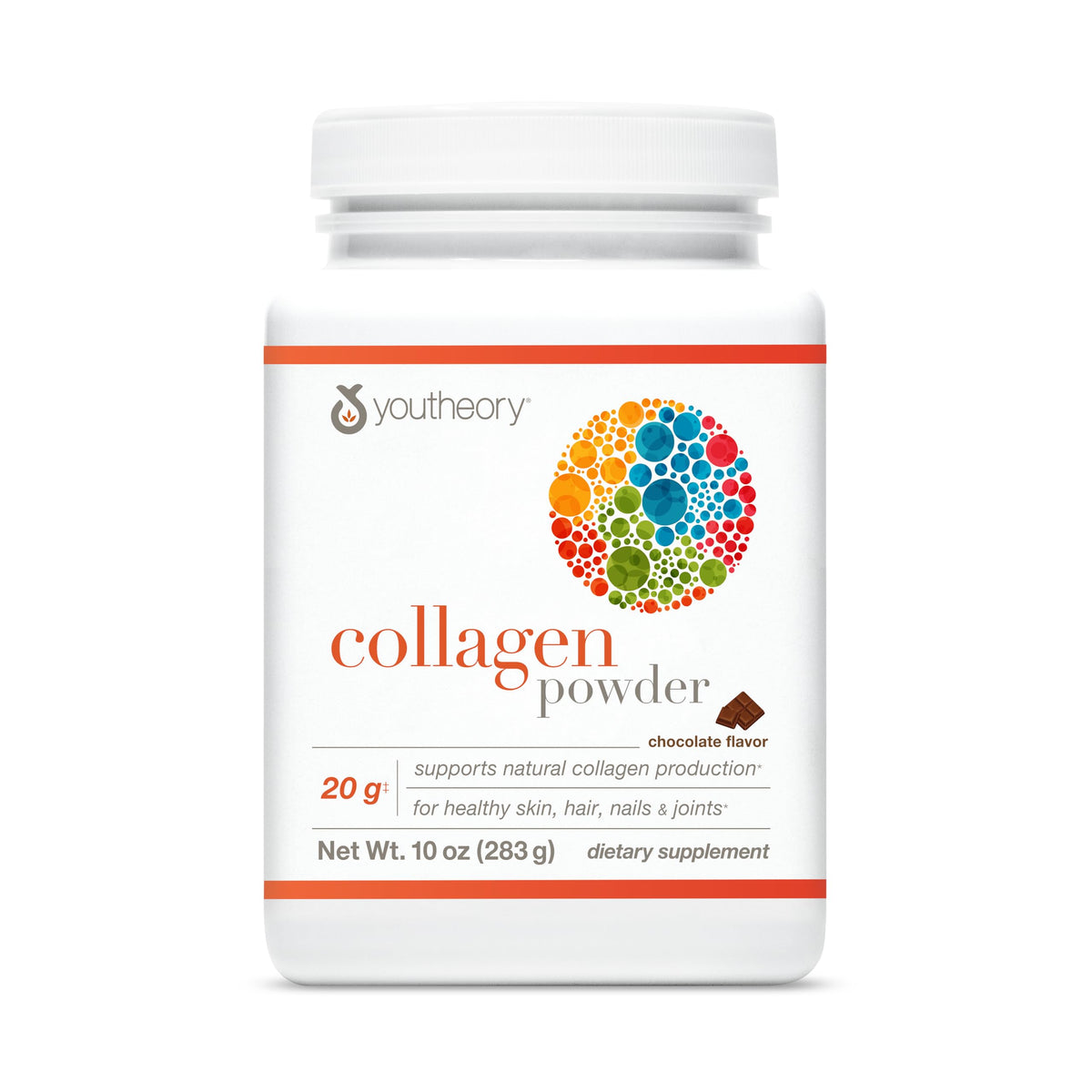 Youtheory Collagen Powder - Hydrolyzed Collagen Peptides with Vitamin C - Supports Healthy Bones, Joints & Immune System* - Vanilla - 10 oz (12 Servings)