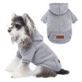 2 Pack Dog Hoodie Warm Hood Dog Sweater Cold Weather Small Dogs Sweatshirt Comfort Pet Clothes for Small Medium Dogs with Pockets Cats Chihuahua Clothes for Male Female Girl Boy Sporty Daily Wear