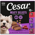 Cesar Wet Dog Food Classic Loaf in Sauce Grilled Chicken, Filet Mignon, Porterhouse Steak, Beef, Chicken & Liver and Turkey Variety Pack 3.5 oz. Easy Peel Trays (36 Count, Pack of 1)