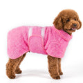Dog Bathrobe, Super Absorbent for Small to Large Dogs, Dark Blue XL | Dog Robes with Soft Fleece, Warm & Cozy, Adjustable Fit, and Quick Drying Coat for Baths Swimming and Grooming