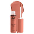 NYX PROFESSIONAL MAKEUP Butter Gloss, Non-Sticky Lip Gloss - Sugar Glass (Clear), Pack Of 3