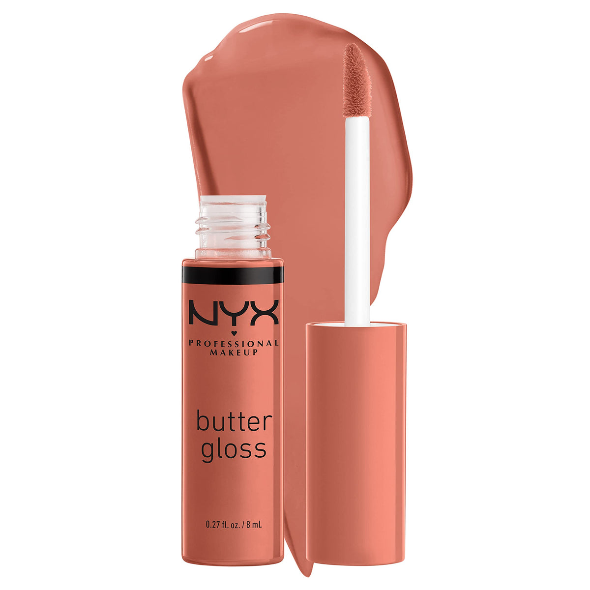 NYX PROFESSIONAL MAKEUP Butter Gloss, Non-Sticky Lip Gloss - Sugar Glass (Clear), Pack Of 3