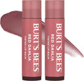 Burts Bees Tinted Lip Balm Value Pack, Includes Red Dahlia, Daisy and Rose, 8 Hour Moisture, Provides a Hint of Color, Nourishing Shea Butter, 100 Percent Natural Origin, 0.15 oz., Three Tubes