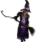 Spooktacular Creations Fairytale Witch Cute Witch Costume Deluxe Set with Broom for Girls