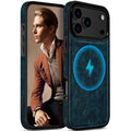 LOHASIC for iPhone 17 Leather Case, Magnetic Phone Case 6.3", Vintage Brown