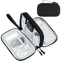 FYY Electronic Organizer, Travel Tech Pouch Bag, Cable Organizer Black