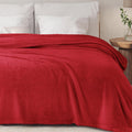 Exclusivo Mezcla Soft Plush Fleece Throw Blanket for Couch Camel