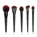 Jessup Makeup Brushes Set Premium Synthetic Powder Foundation Highlight Concealer Eyeshadow Blending Eyebrow Liner Spoolie Brush Set Black 21pcs T271