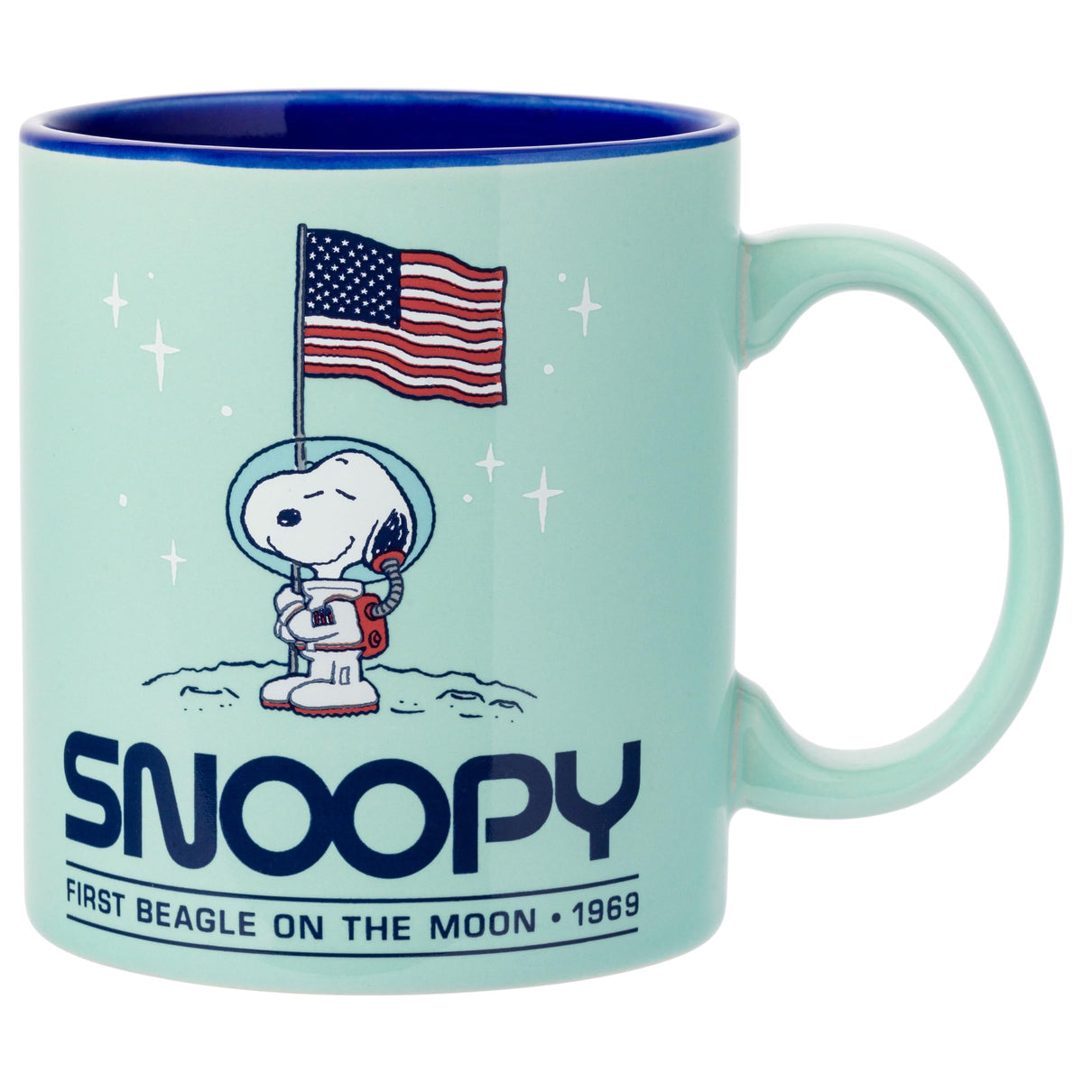 Silver Buffalo Peanuts Snoopy Fall Leaf, Wide Rim Ceramic Mug, 16oz
