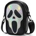 Tapp Collections Scream Ghost Face PU Crossbody Goth Sling Bag for Men And Women